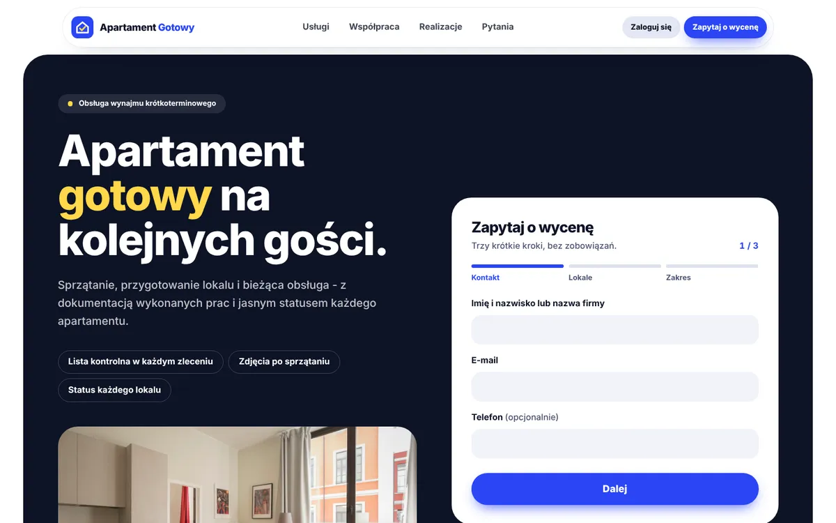 Strona główna Apartament Gotowy